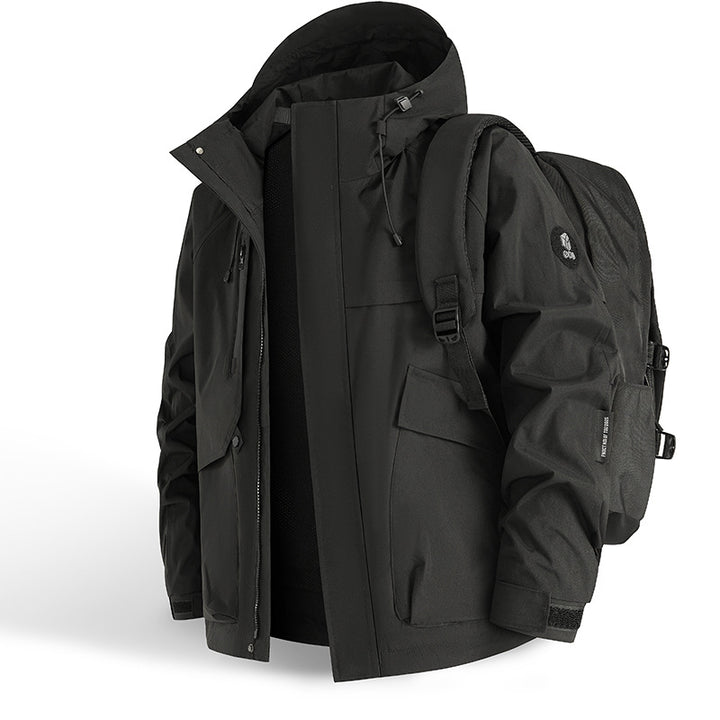 Herren technische Outdoor-Jacke mit innovativem Taschenkonzept und atmungsaktiven Materialien Drune