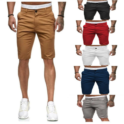 Herren Chino Stil Freizeit Shorts Drune