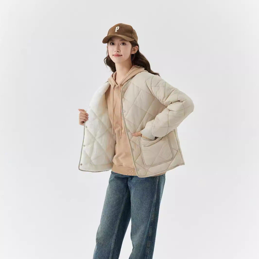 Drune | Must-Have Graue Jacke mit Großen Taschen