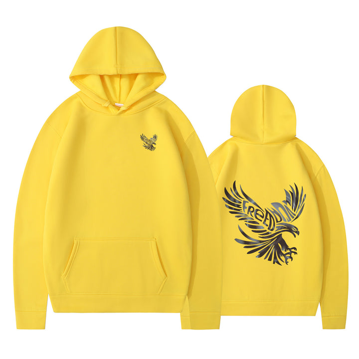 Damen Kapuzenpullover mit ikonischem Adlerdesign und weichem Innenfutter Drune