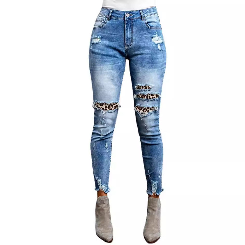 Damen Skinny Jeans mit aufregenden Destroyed-Details Drune
