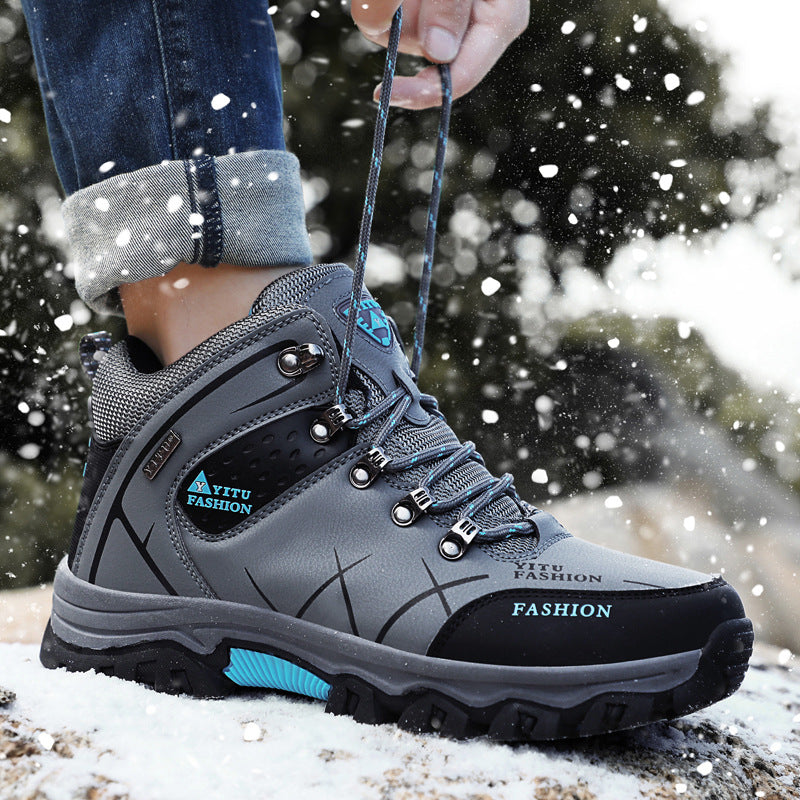 Herren Hochfunktionale Wanderschuhe mit verstärktem Knöchelschutz und rutschfester Sohle Drune