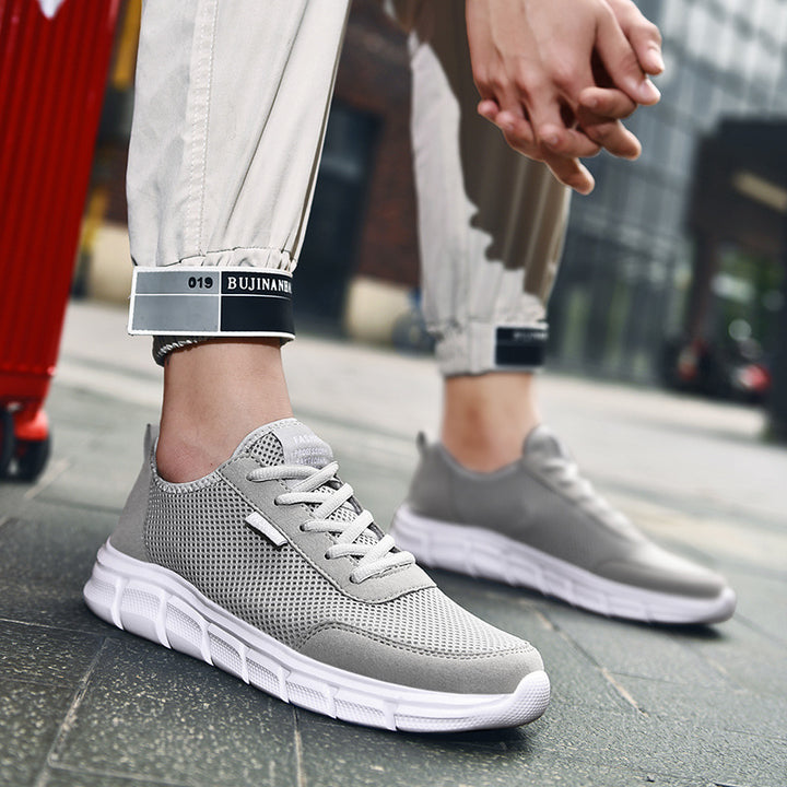 Unisex nan leichter Freizeit-Sneaker mit nahtlosem Mesh-Obermaterial und viskoelastischer Zwischensohle Drune