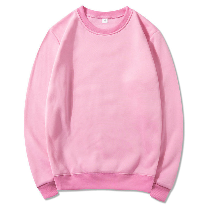 Unisex zeitloser Rundhals-Sweater ohne Kapuze mit angerauter Innenseite und verstärktem Nacken Drune