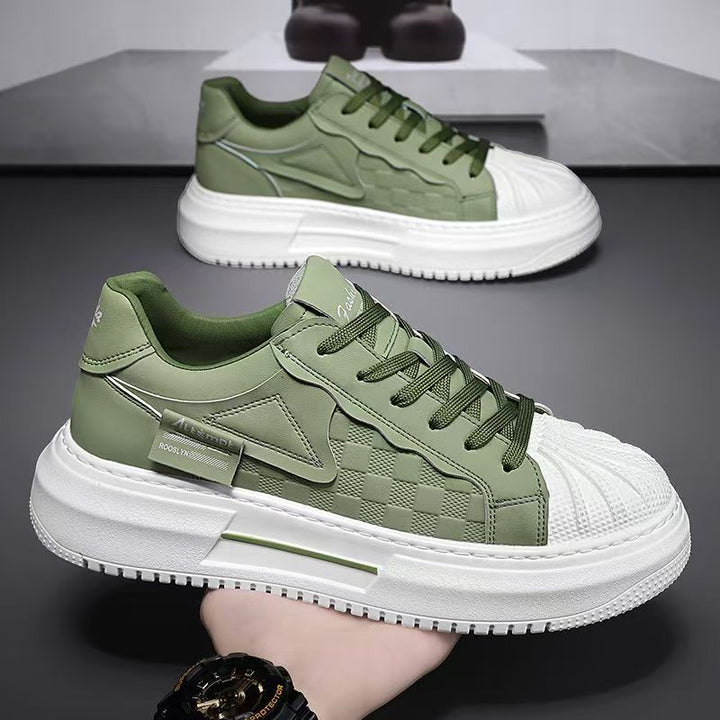 Damen modische Sneaker mit dickem Plateau und einzigartigem Design Drune