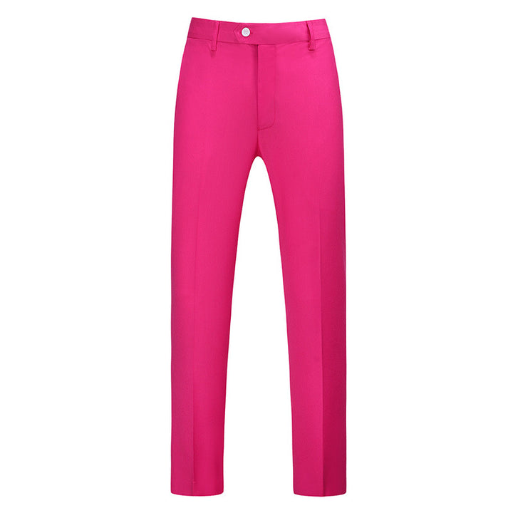 Herren nan schlanke Premium-Bügelfaltenhose mit Stretchbund und knitterarmem Gewebe Drune