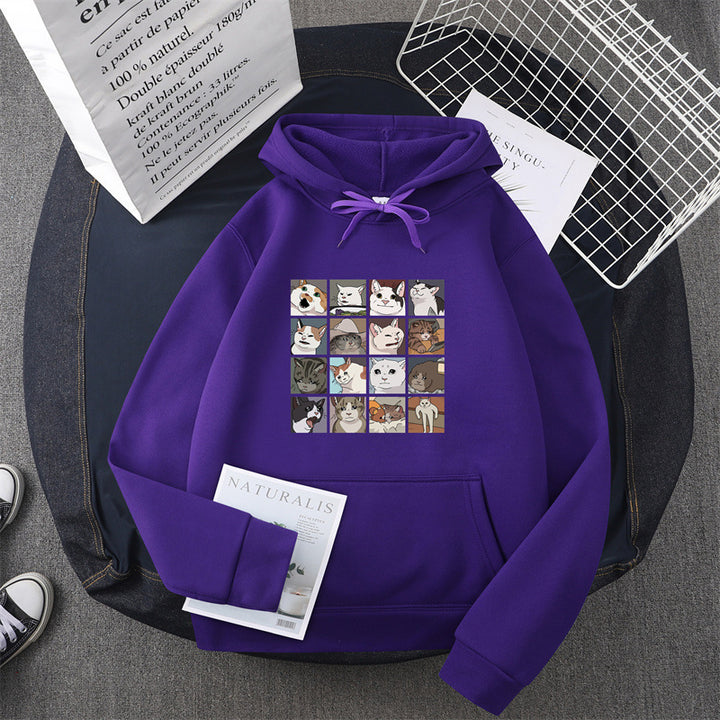 Damen Sweatshirt mit Tier-Motiv Drune