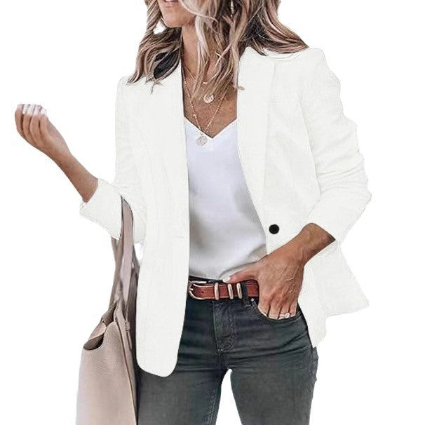 Damen Elegante Blazerjacke mit tailliertem Schnitt und dezenten Taschen Drune