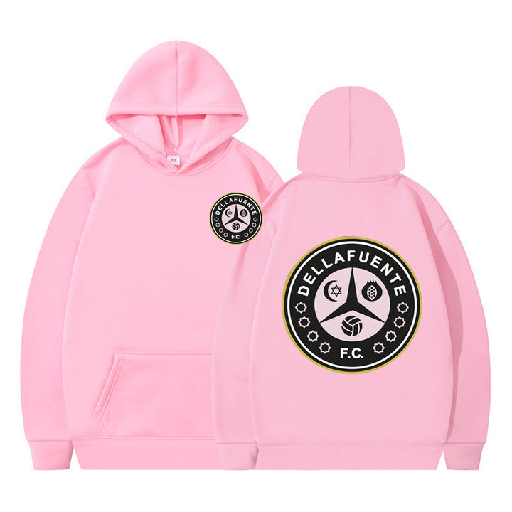 Damen Kapuzenpullover mit markantem Logo und weichem Fleece Drune