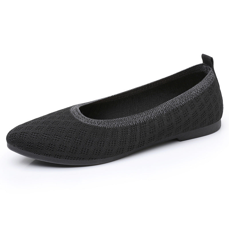 Damen Bequeme Strickschuhe Drune