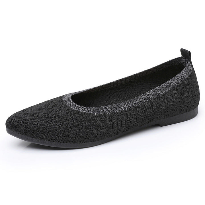 Damen Bequeme Strickschuhe Drune