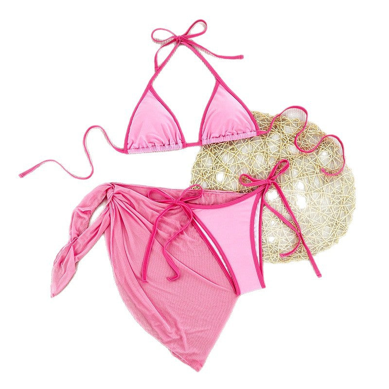 Damen Bikini-Set mit cleverem Wickelrock und verstellbaren Trägern Drune