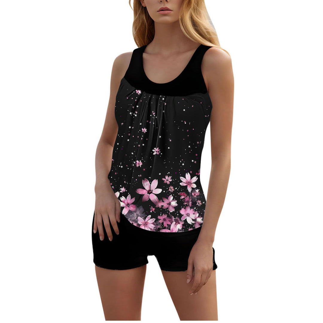 Damen Tankini mit floralen Akzenten Drune