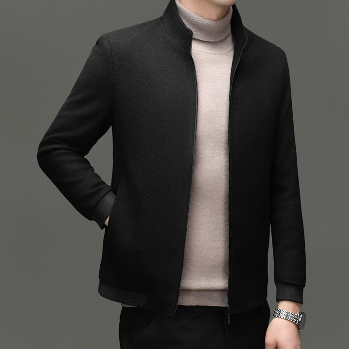 Herren Übergangsjacke mit elegantem Stehkragen und sportlichen Details Drune