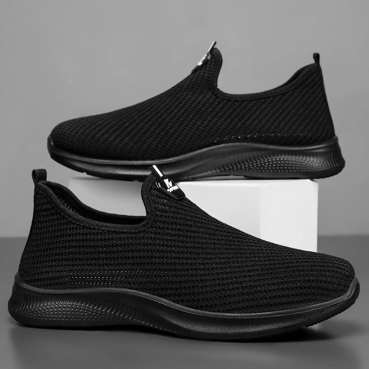 Damen nan nahtloser Komfort-Slip-On Sneaker mit feinem Stricknetz, elastischem Einstieg und reaktiver Leichtdämpfung Drune