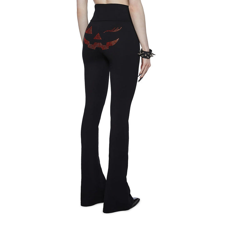 Damen Sportliche Bootcut-Hosen mit hohem Bund und Figur schmeichelndem Schnitt Drune