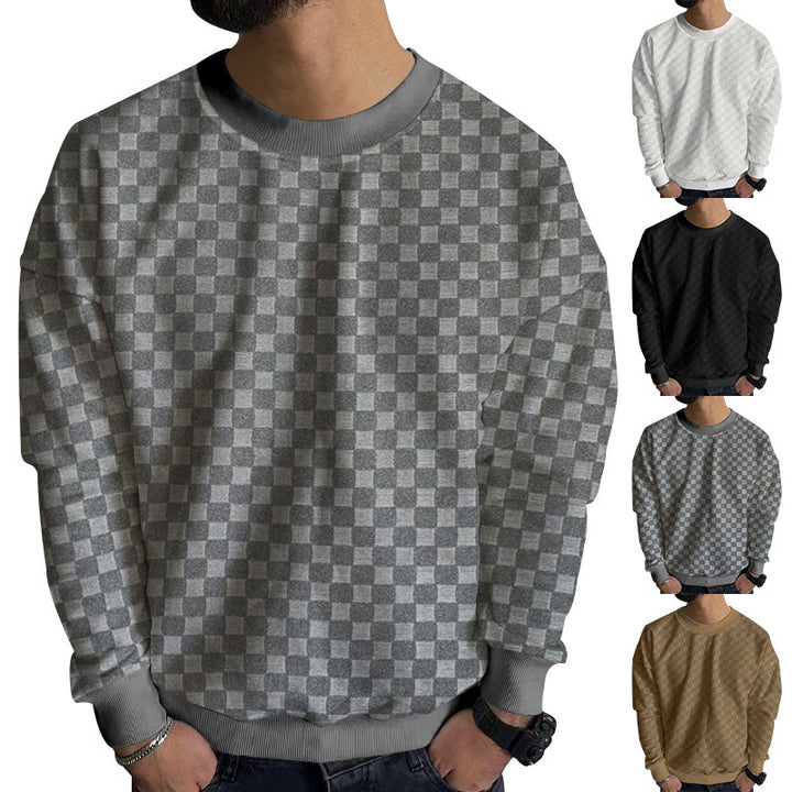 Herren modisches Sweatshirt mit strukturiertem Obermaterial und lässigem Schnitt Drune