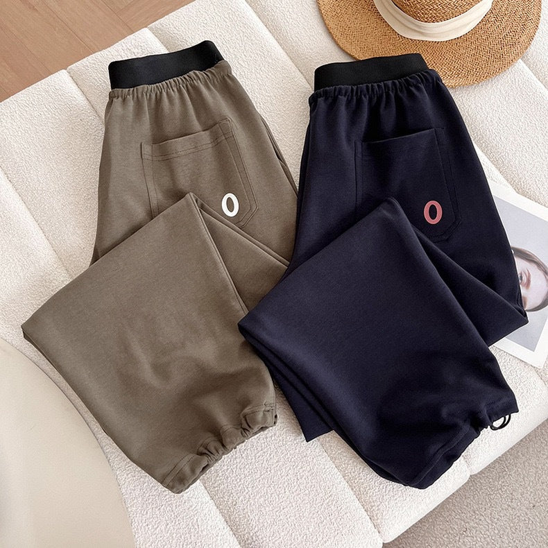 Damen bequeme Freizeithose mit verstellbarem Bund Drune