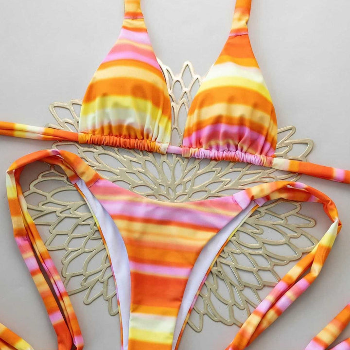 Damen Triangel-Bikini mit verstellbaren Bändern Drune