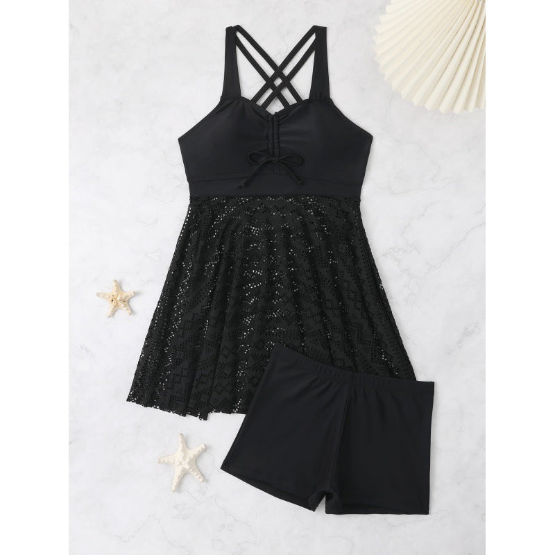 Damen Strandkleid mit sportlichem Schnitt und integriertem Shorts Drune