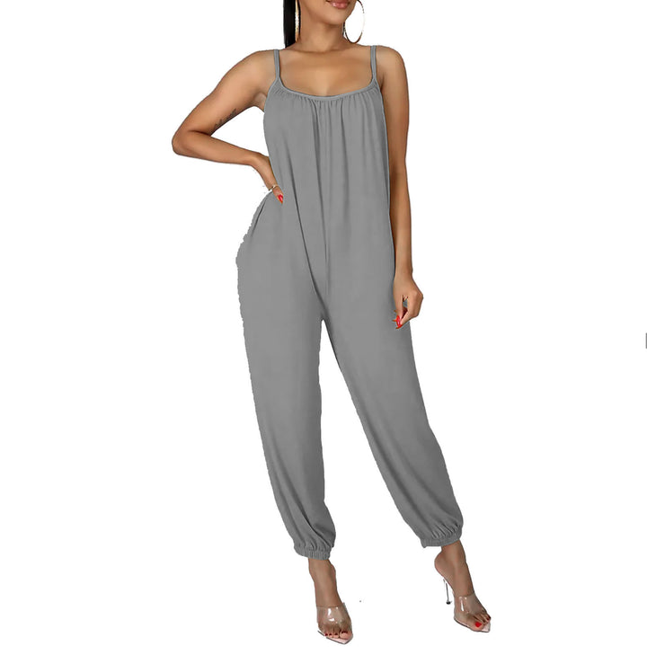 Damen Oversized Jumpsuit Drune