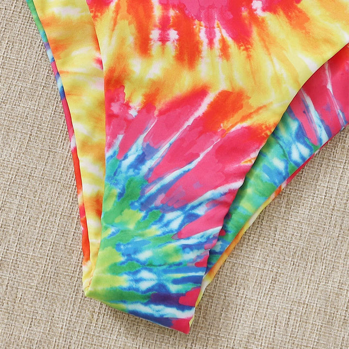 Damen Bandeau-Bikini im trendigen Batikmuster Drune