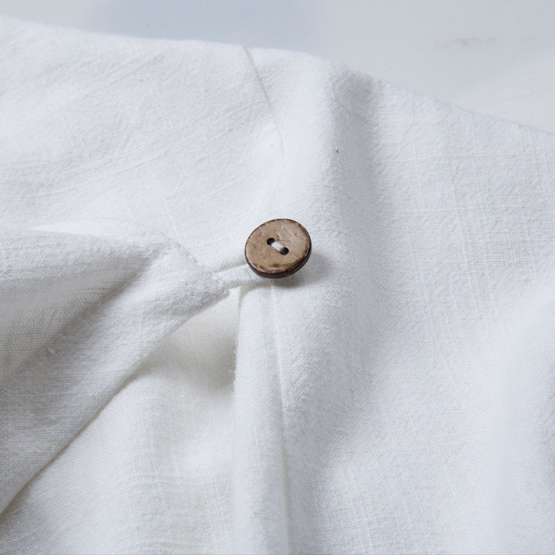 Herren Überwurfjacke mit asymmetrischem Schnitt und dekorativen Details Drune