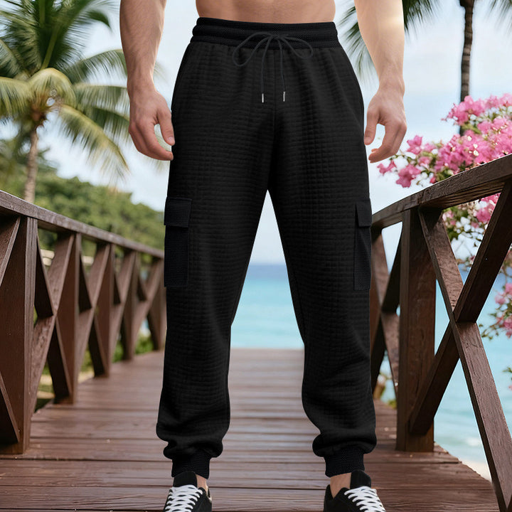 Herren Cargo-Jogginghose mit elastischem Bund und praktischen Seitentaschen Drune