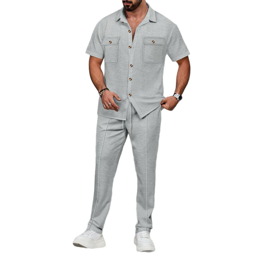 Herren Hochwertiges Freizeitanzug-Set mit modernem Schnitt Drune