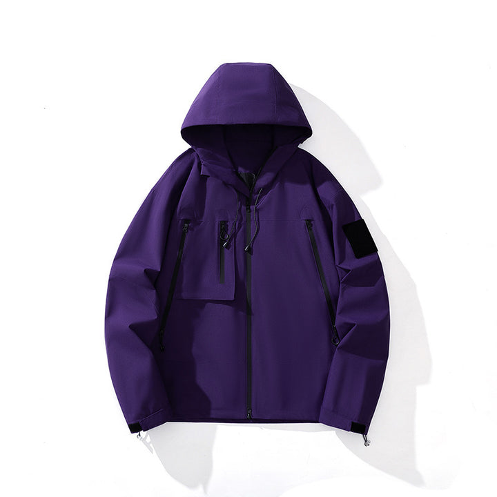 Herren technische Multifunktionsjacke mit praktischen Taschen Drune