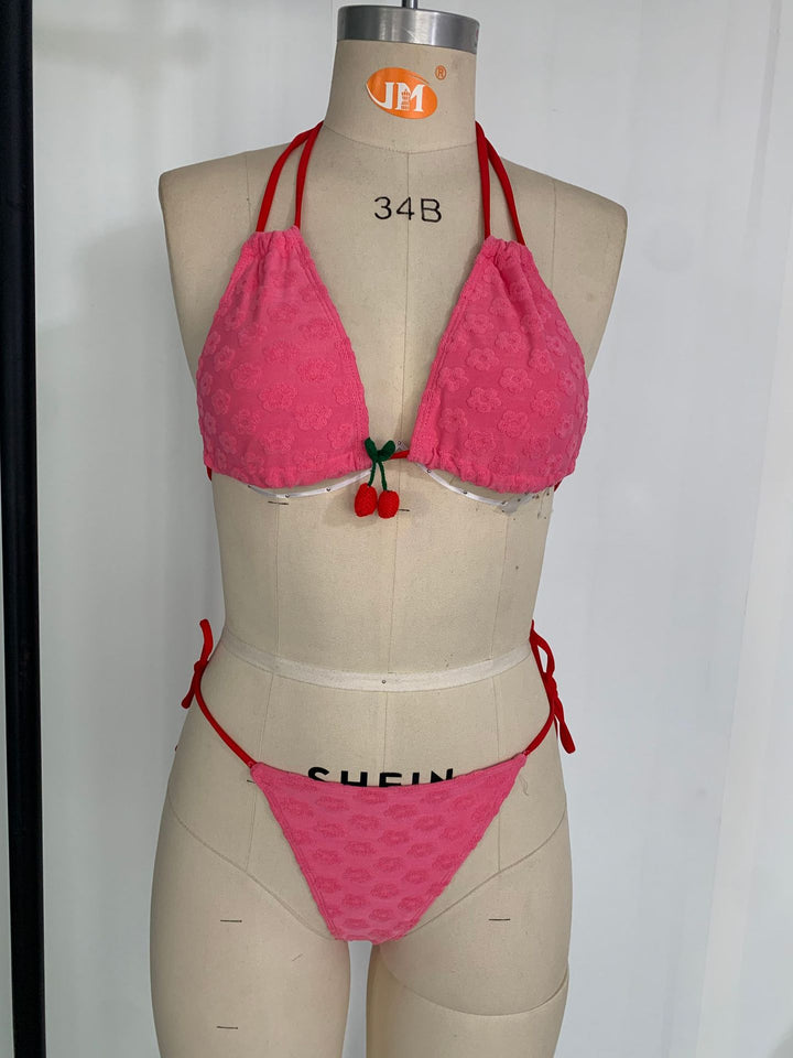 Damen Triangel-Bikini mit verspieltem Dekorelement Drune