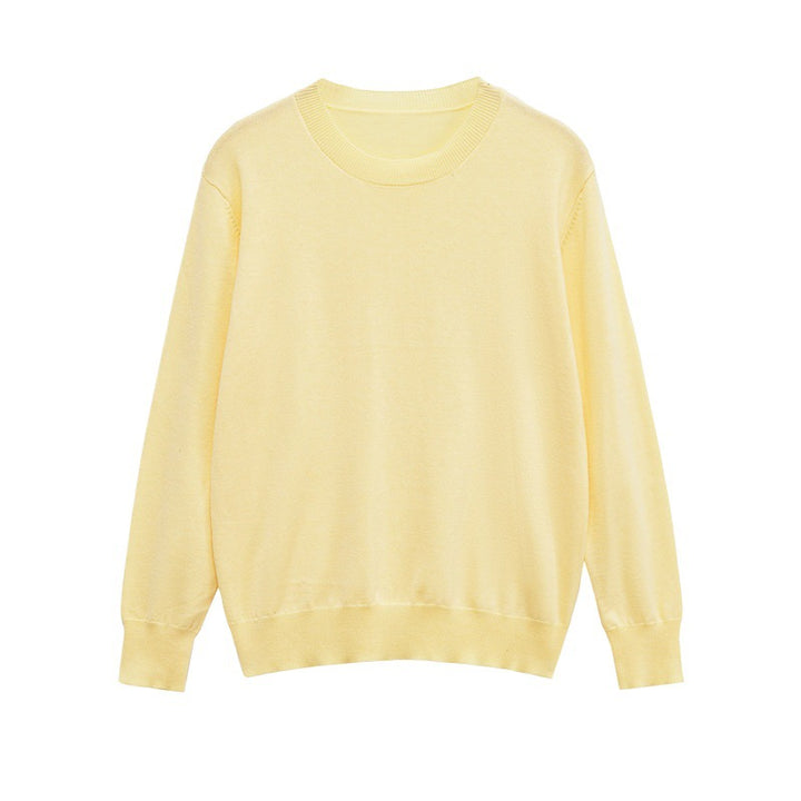 Damen lässiger Pullover aus weichem Material Drune