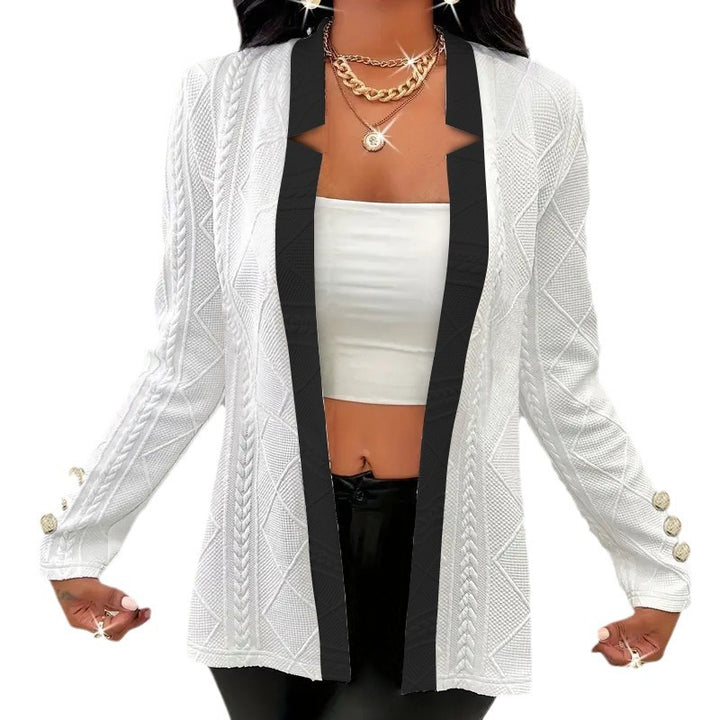 Damen Elegante Blazerjacke mit strukturiertem Design und hochwertigen Knopfdetails Drune