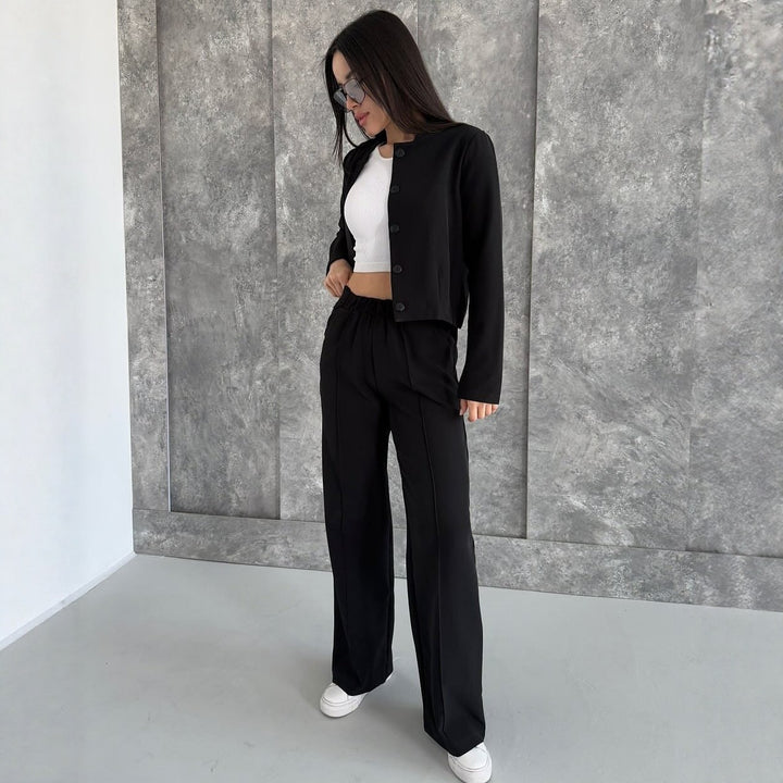 Damen Modischer und bequemer Cardigan mit hoher Taille Drune