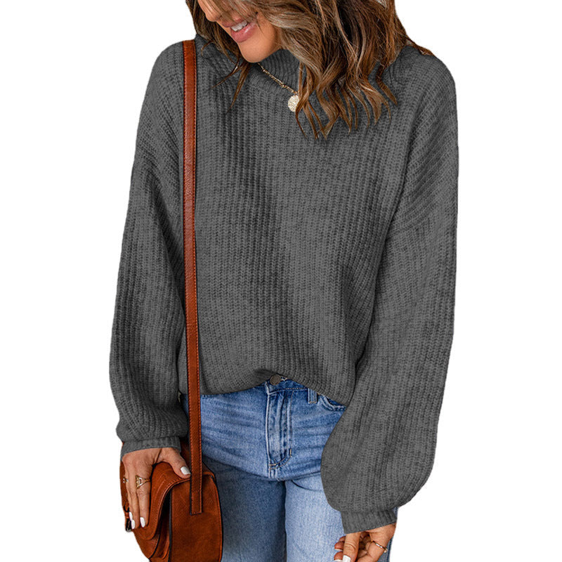 Damen Grobstrickpullover Drune