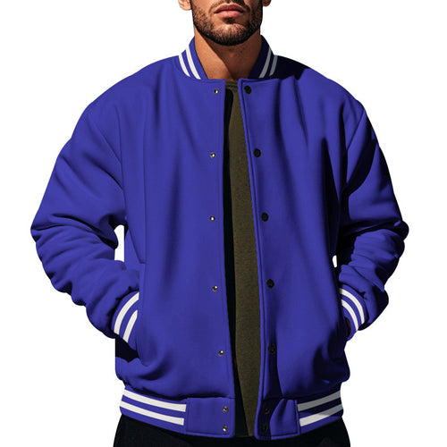 Herren Collegejacke mit elastischen Bündchen und hochwertiger Verarbeitung Drune