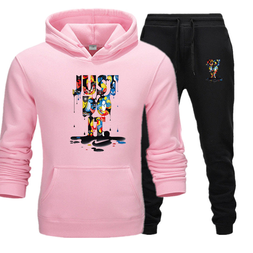 Damen Kapuzenpullover und Jogginghose Set Drune