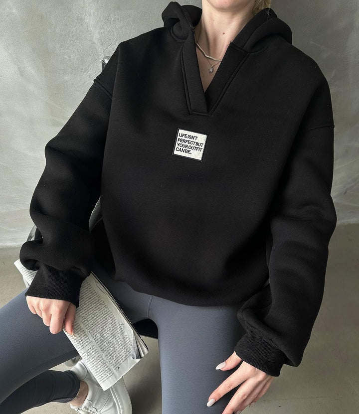 Damen gemütlicher Kapuzenpullover mit lässigem Schnitt und hochwertigen Materialien Drune