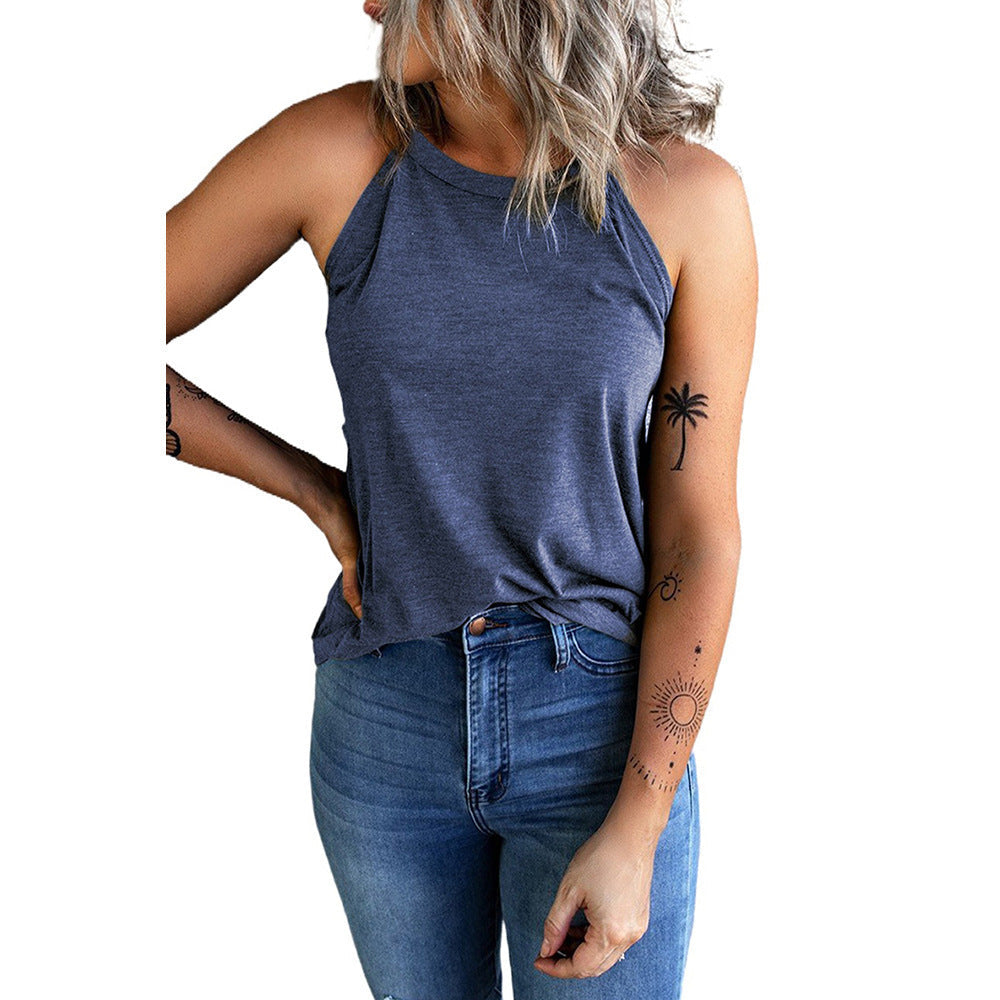 Damen Ärmeloses Sporttop mit lässigem Schnitt und feuchtigkeitsableitender Funktion Drune