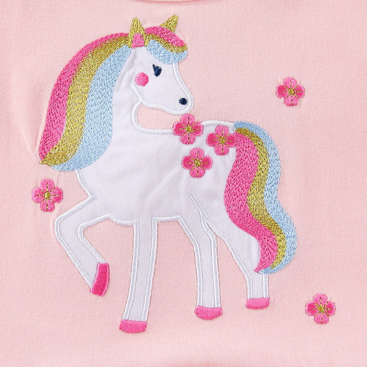 Mädchen Tüllkleid mit niedlichem Einhornmotiv Drune