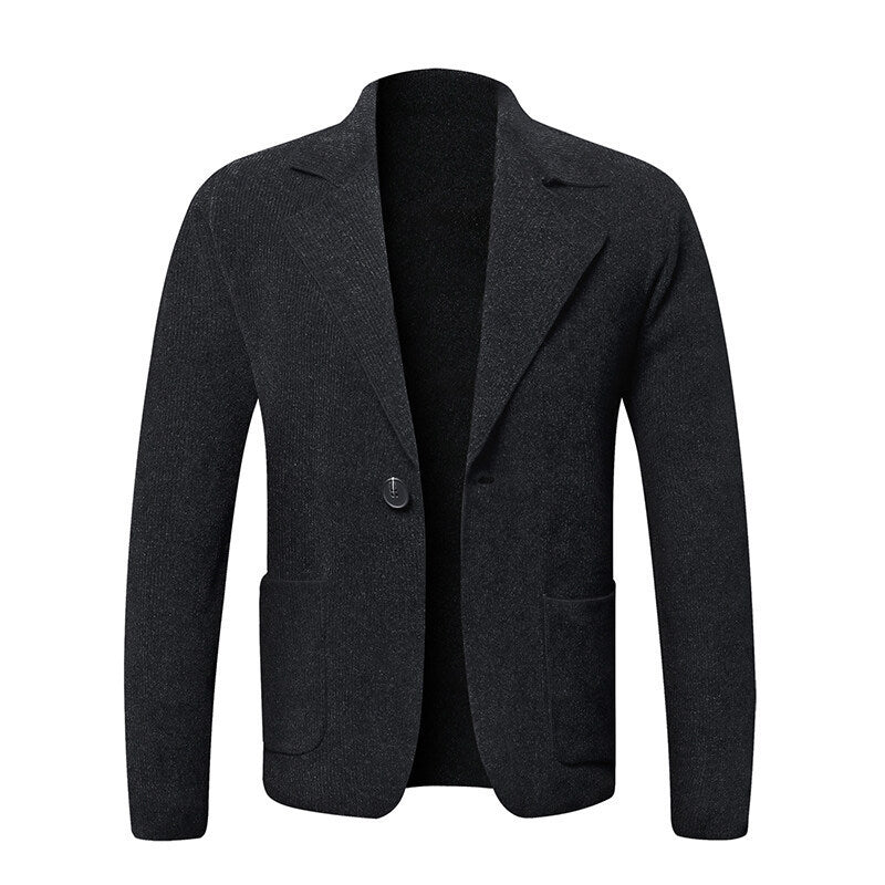 Herren elegante Blazerjacke mit zeitlosem Design und praktischen Taschen Drune