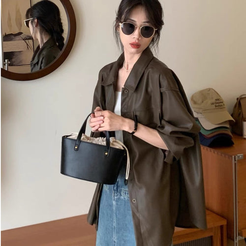 Damen Oberbekleidungsjacke im modischen Oversized-Stil mit praktischen Taschen Drune