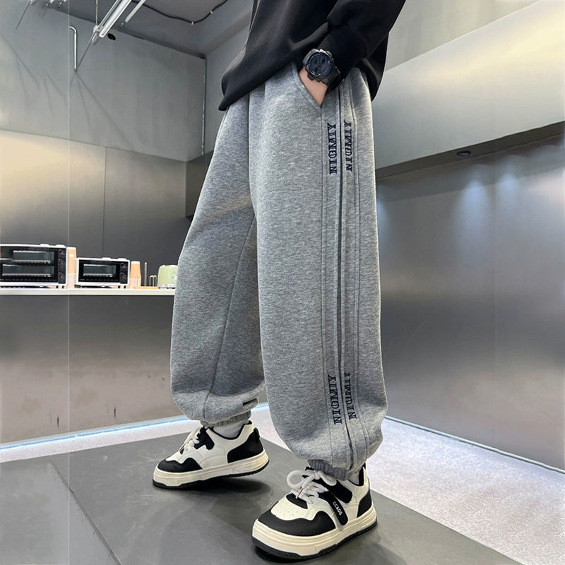 Damen lässige Freizeithose mit tiefen Taschen Drune