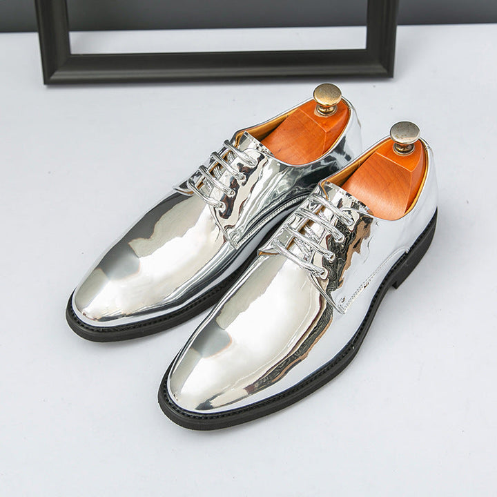 Damen Elegante und glänzende Schnürschuhe Drune