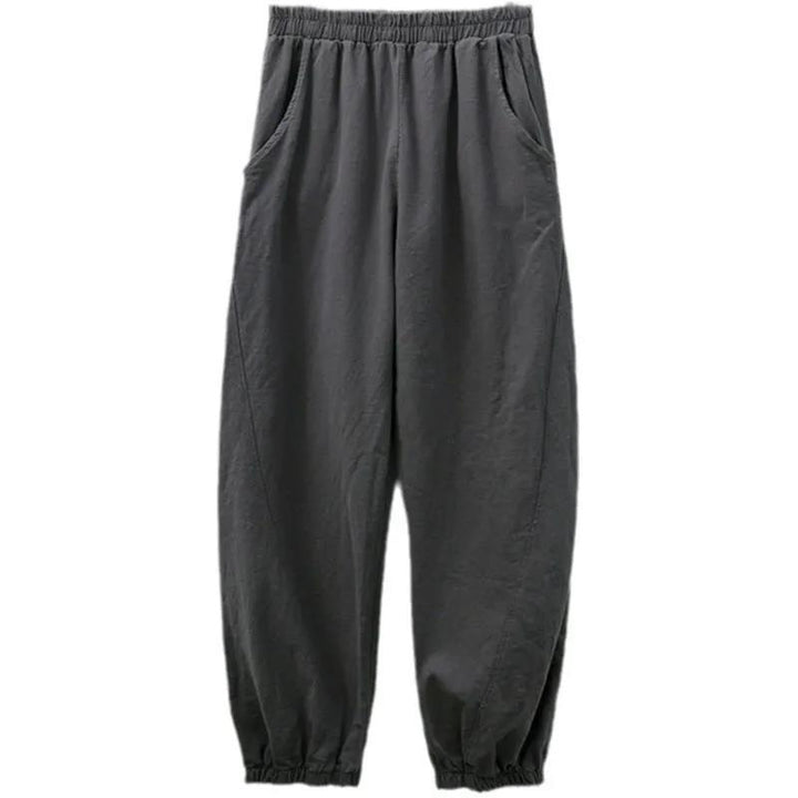 Damen Bequeme Luftpants mit elastischem Bund Drune