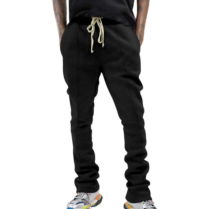 Herren sportliche Sweatpants mit seitlichen Kontraststreifen Drune