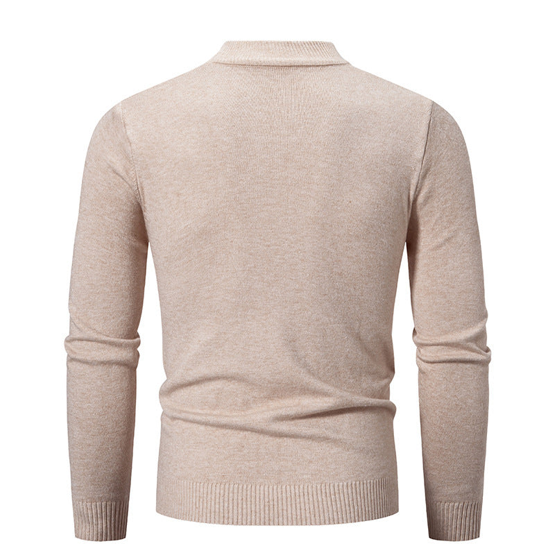 Herren Rollkragenpullover aus weichem Strickmaterial Drune