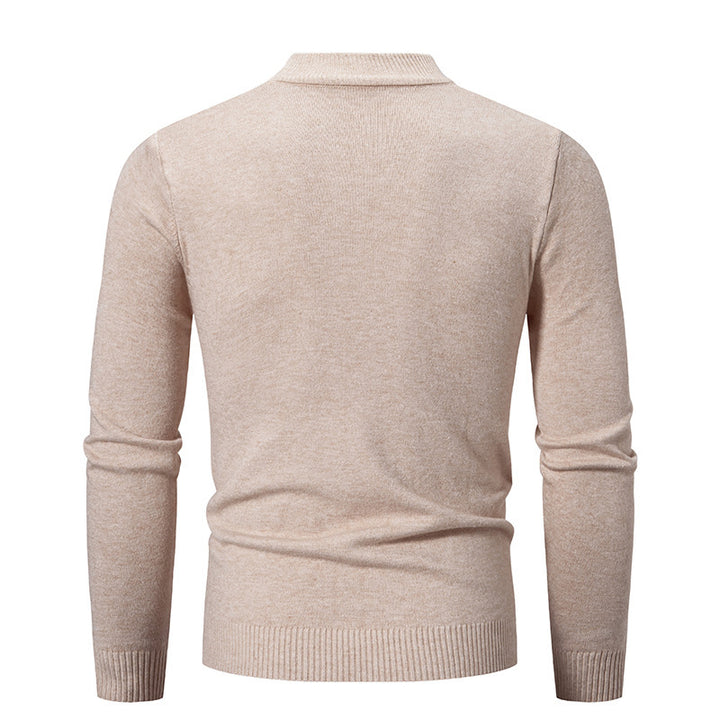 Herren Rollkragenpullover aus weichem Strickmaterial Drune