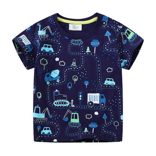 Jungen T-Shirt mit aufregendem Baustellen-Design Drune