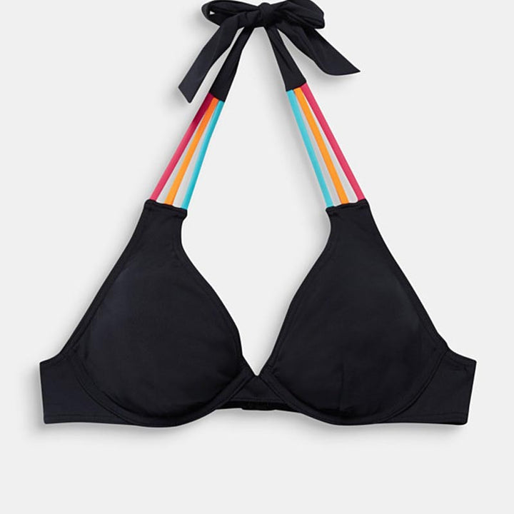 Damen Triangel-Bikini mit bunten verstellbaren Trägern Drune